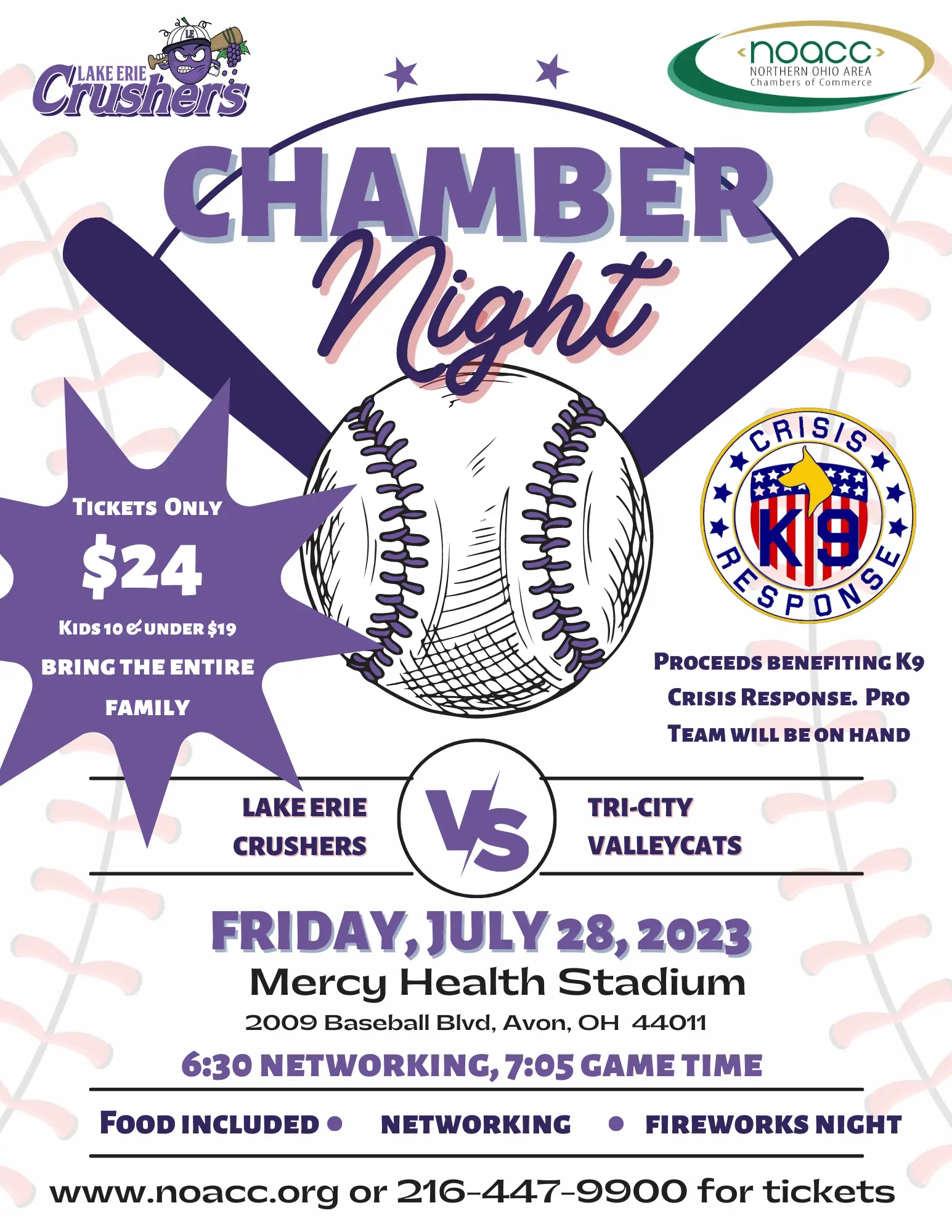 Chamber Night at the Crushers – July 38, 2023